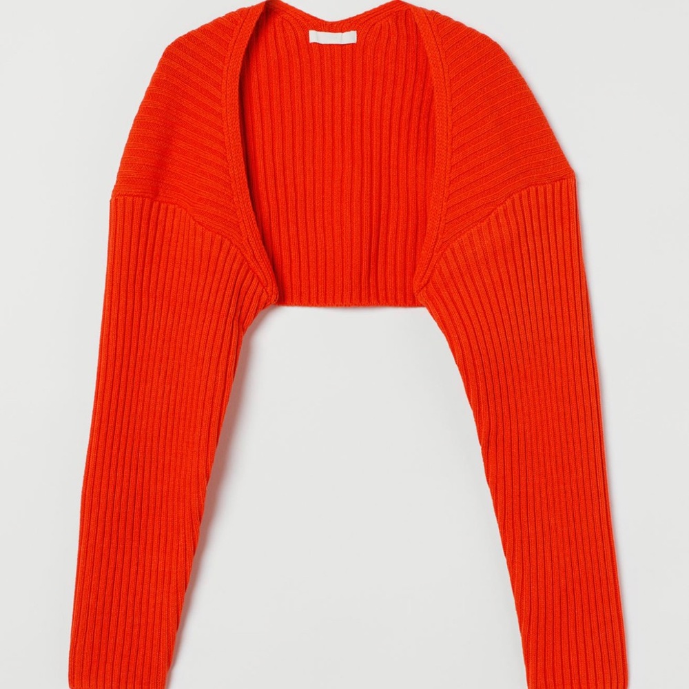 H&M Red/Orange Bolero